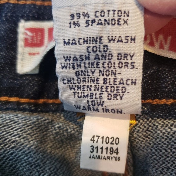 Gap Curvy Low Rise Dark Wash Denim Jeans Womens Bootcut Size 6 Ankle / B149 - Picture 7 of 7